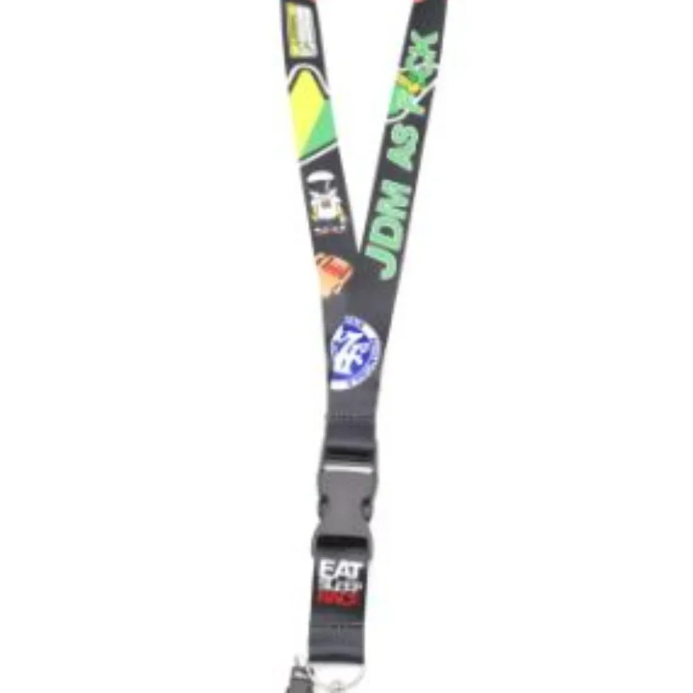 JDM as F**k Lanyard Keychain Holder ID Badge Holder